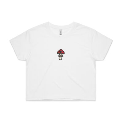 MUSHROOM EMB CROP TOP Thumbnail